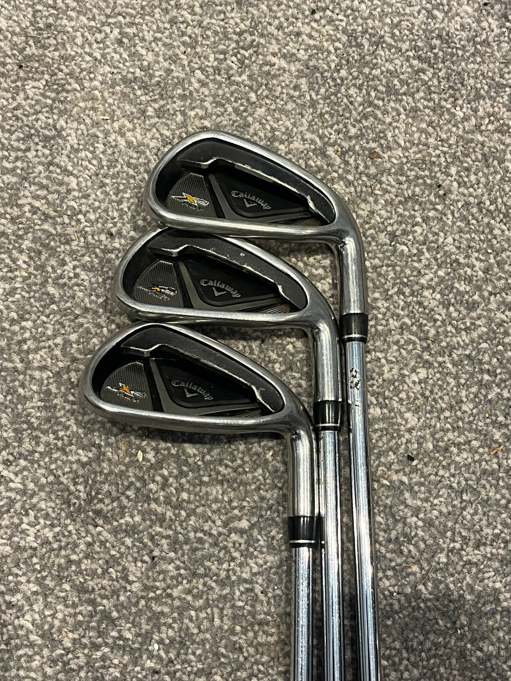 Callaway X2 Hot Irons, 5-PW, Stiff Shafts