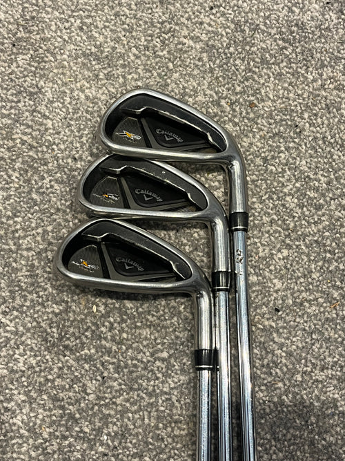 Callaway X2 Hot Irons, 5-PW, Stiff Shafts