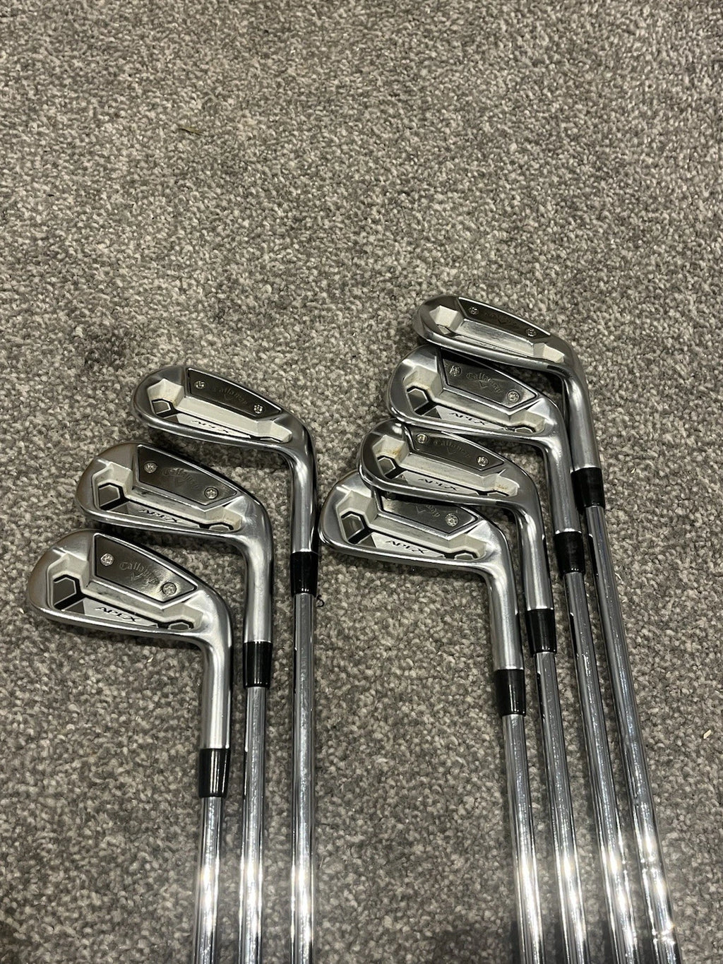 Callaway Apex TCB Irons, 4-PW, Stiff shafts